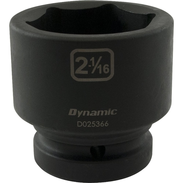 1" Drive Standard Socket, Black Phosphate, Tools 2-1/16" X 1" Drive, 6 Point Standard Length